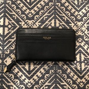 Black Perlina Leather Wallet